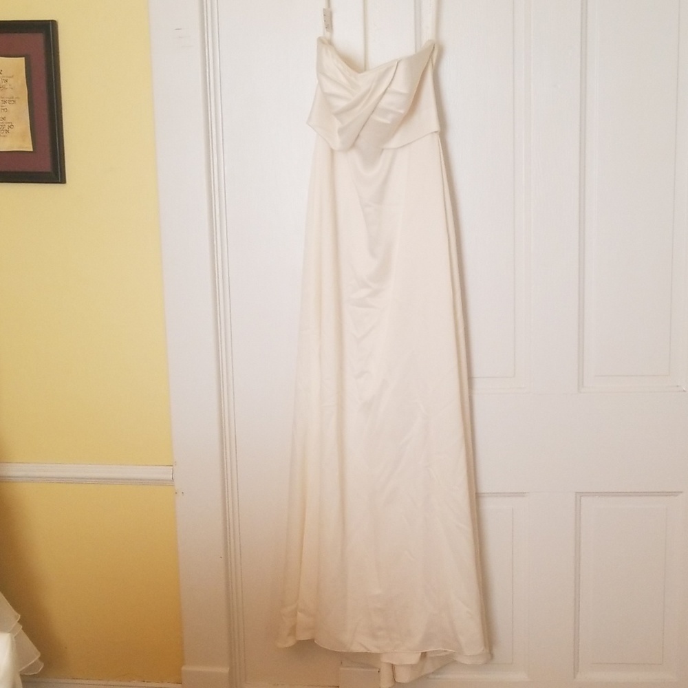 Nwot After six ivory wedding dress